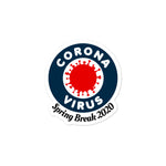 Spring Break COVID Bubble-free stickers accessories