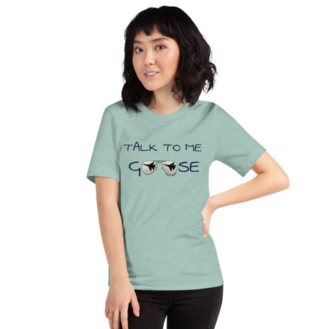 Talk to me Goose Top Gun Short-Sleeve Unisex T-Shirt funny