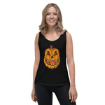 Angry Pumpkin Ladies' Tank seasonal funny seasonal