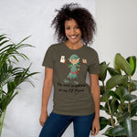Elf Phone Short-Sleeve Unisex T-Shirt funny seasonal