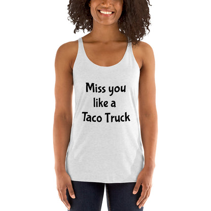 Taco Truck Dive Women's Racerback Tank