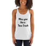 Taco Truck Dive Women's Racerback Tank