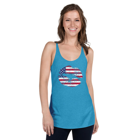 American Beauty Women's Racerback Tank seasonal