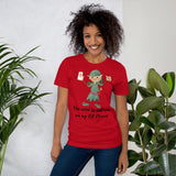 Elf Phone Short-Sleeve Unisex T-Shirt funny seasonal
