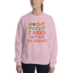 Hocus Pocus Wine Unisex Sweatshirt funny seasonal