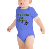 Thighs Puppy Eyes baby bodysuit funny