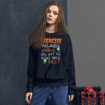 Exercise Zombies Unisex Sweatshirt funny seasonal