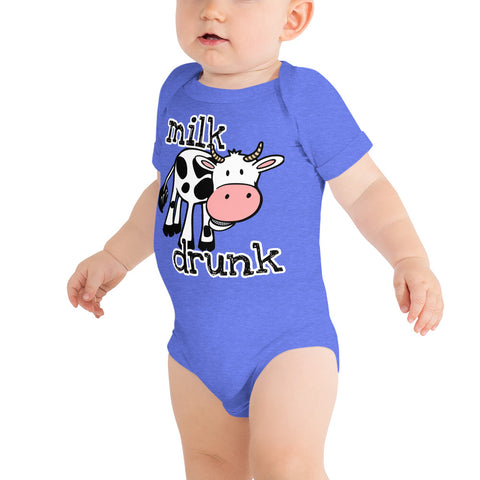 Milk Drunk baby bodysuit funny