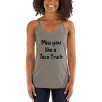 Taco Truck Dive Women's Racerback Tank