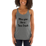 Taco Truck Dive Women's Racerback Tank