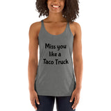 Taco Truck Dive Women's Racerback Tank