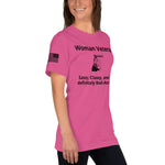 Woman Veteran military T-Shirt