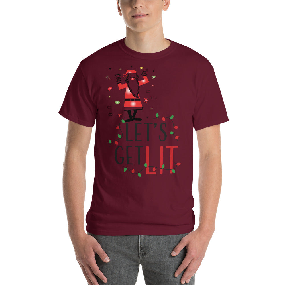 Get Lit Short Sleeve T-Shirt funny seasonal