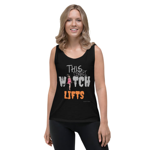 Witch Lifts Ladies' Tank seasonal funny