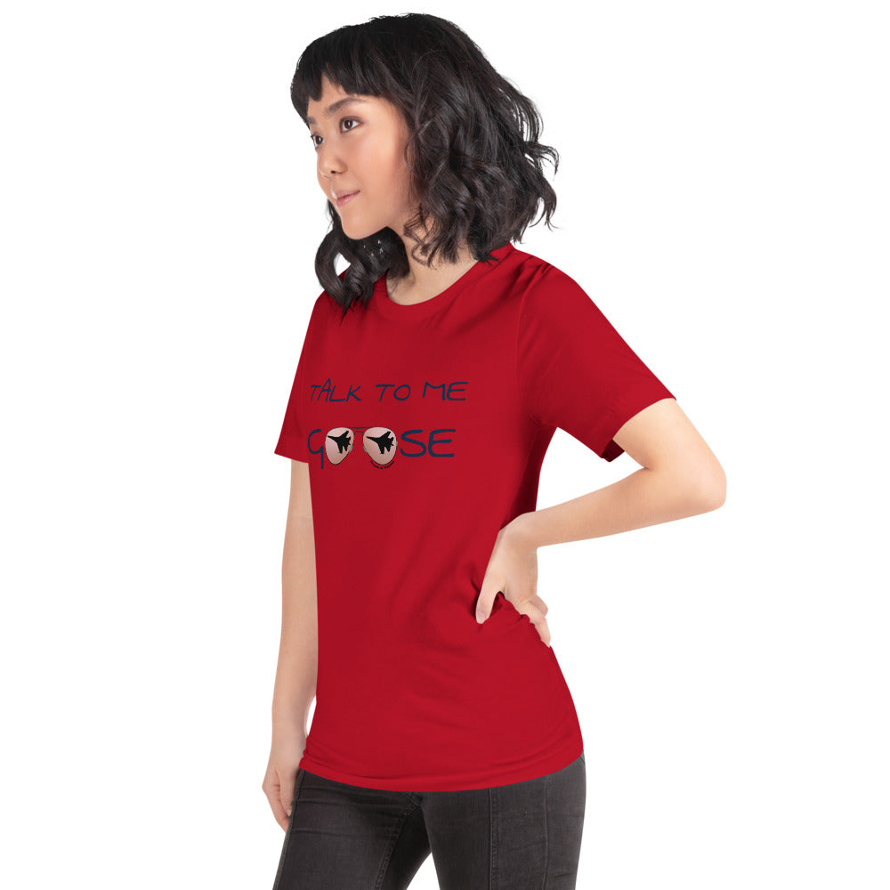 Talk to me Goose Top Gun Short-Sleeve Unisex T-Shirt funny