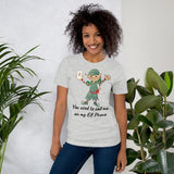 Elf Phone Short-Sleeve Unisex T-Shirt funny seasonal