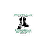 Once upon a time Bubble-free stickers accessories
