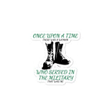 Once upon a time Bubble-free stickers accessories