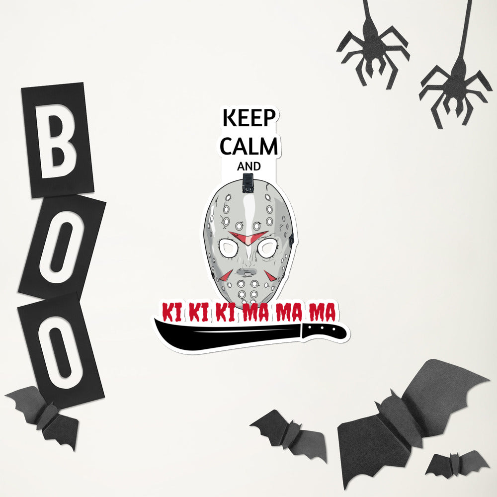 Calm Jason Bubble-free stickers accessories seasonal