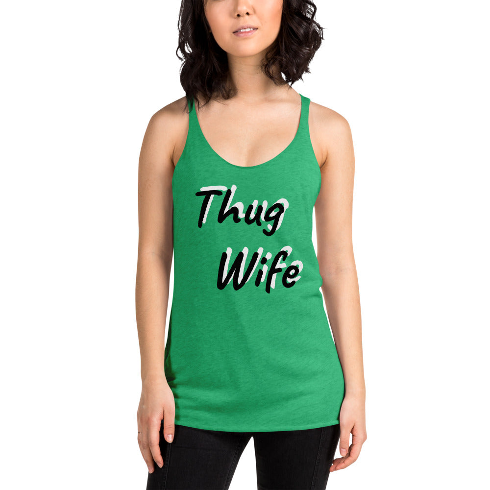 Thug Wife Women's Racerback Tank Dive Bar