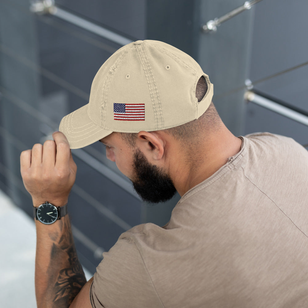 Army & Flag Distressed Hat accessories