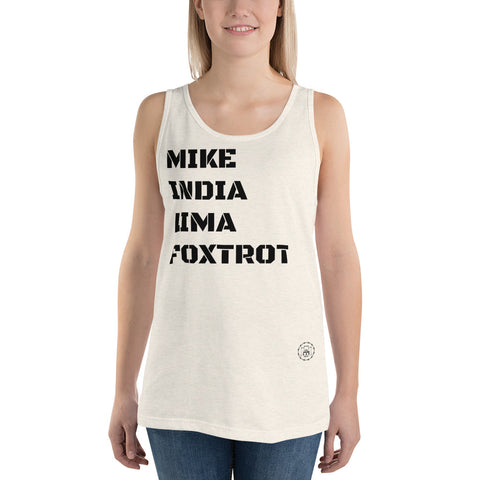 M.I.L.F. Unisex Tank Top funny seasonal