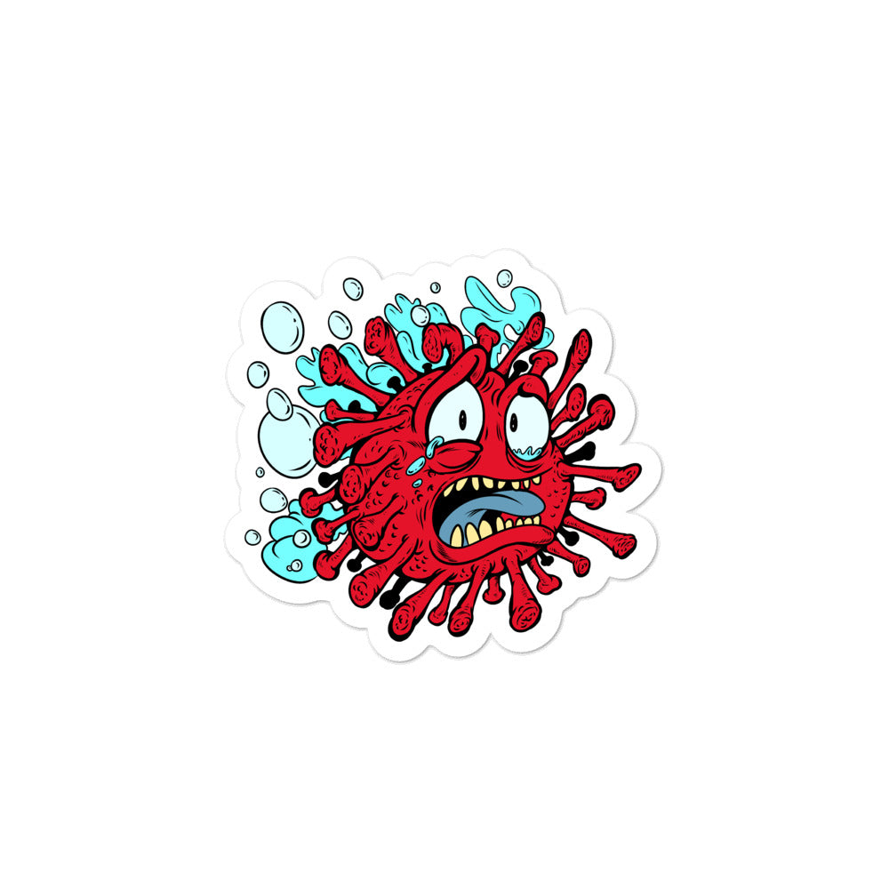 COVID washing stickers accessories