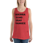 S.E.X.Y. Unisex Tank Top funny seasonal