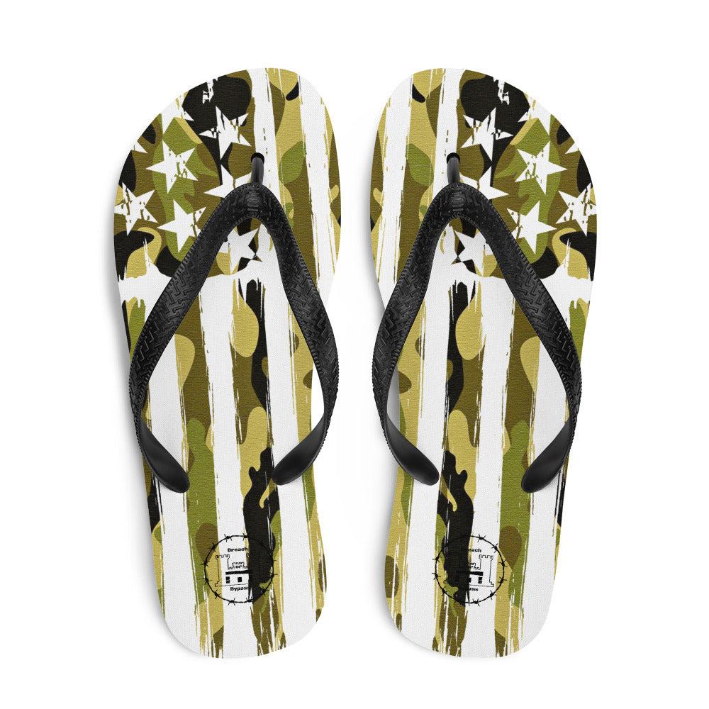 Camo Flag Flip-Flops accessories