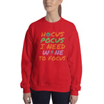 Hocus Pocus Wine Unisex Sweatshirt funny seasonal