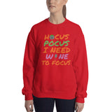 Hocus Pocus Wine Unisex Sweatshirt funny seasonal