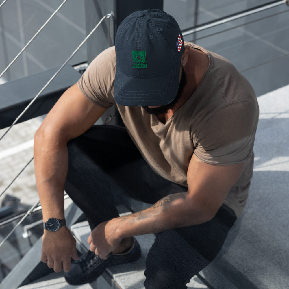 Army & Flag Distressed Hat accessories