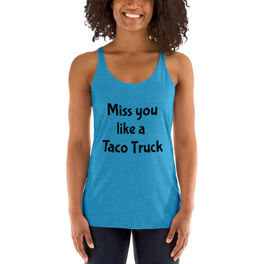 Taco Truck Dive Women's Racerback Tank