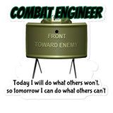 Claymore Combat Engineer Bubble-free stickers accessories