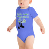 Combat Boots Dogtags baby bodysuit funny