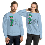 Elf Cheer Unisex Sweatshirt funny seasonal