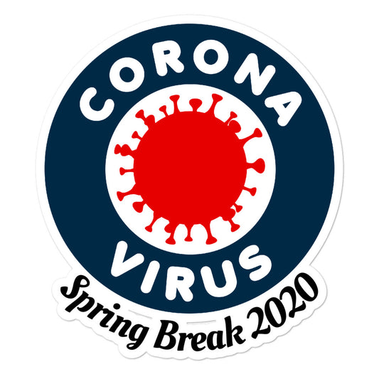 Spring Break COVID Bubble-free stickers accessories