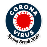 Spring Break COVID Bubble-free stickers accessories