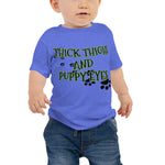 Thighs Puppy Eyes baby shirt funny