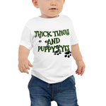 Thighs Puppy Eyes baby shirt funny