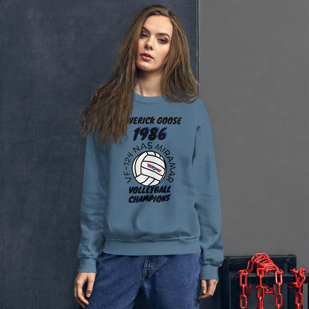 Volleyball Top Gun Unisex Sweatshirt funny