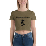 Brunch Unicorn Crop funny