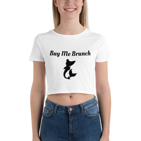 Brunch Unicorn Crop funny