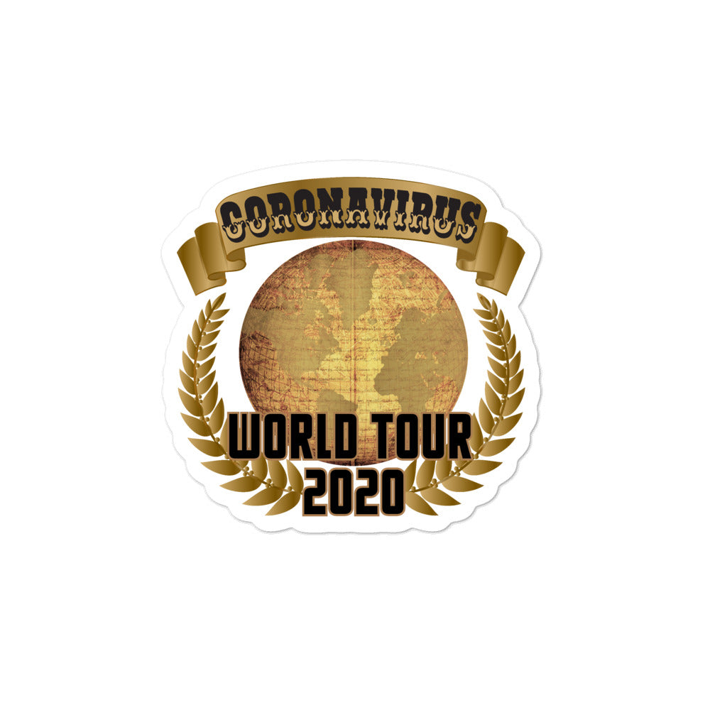 COVID World Tour stickers accessories