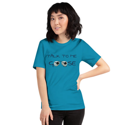 Talk to me Goose Top Gun Short-Sleeve Unisex T-Shirt funny