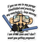 Nunchaku Pregnant stickers accessories