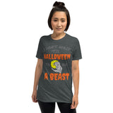 Halloween Beast Short-Sleeve Unisex T-Shirt funny seasonal