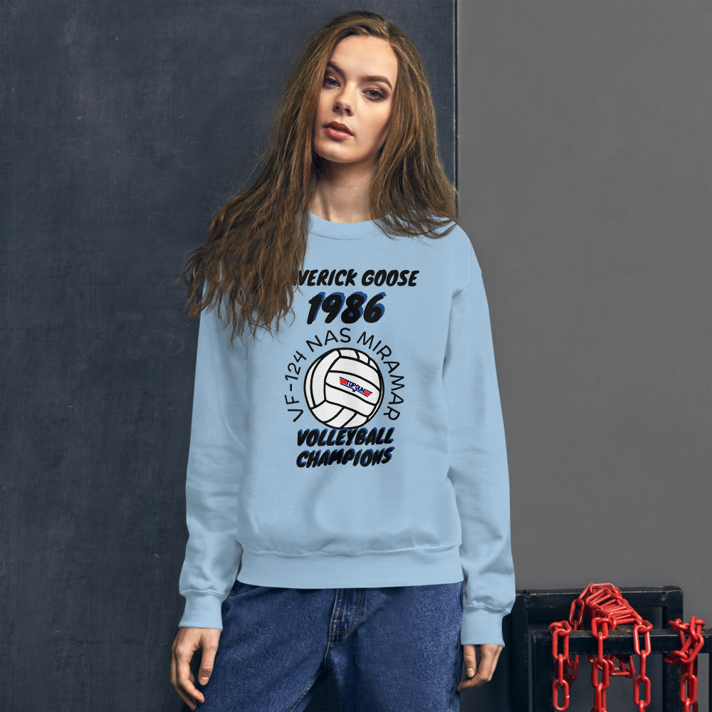 Volleyball Top Gun Unisex Sweatshirt funny