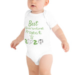 Quarantine Baby Bodysuit funny