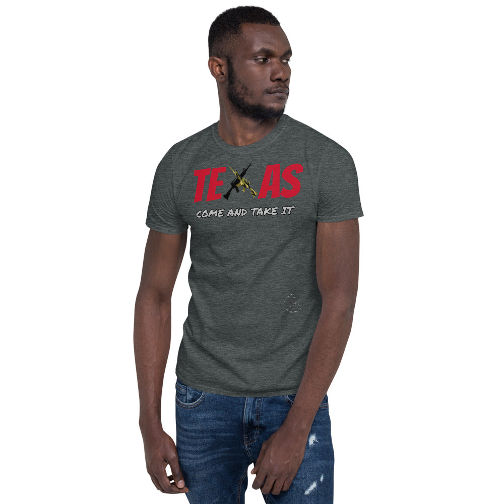 Texas Come & Take It Short-Sleeve Unisex T-Shirt military